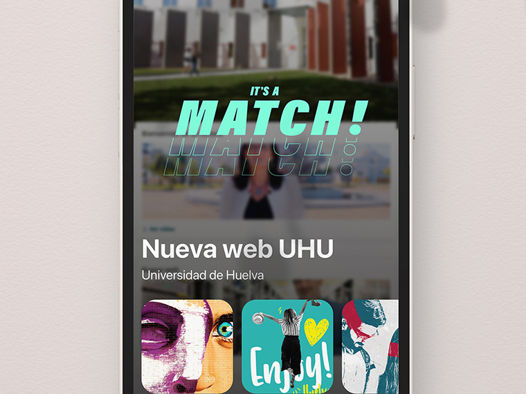 Campaña nueva web Universidad de Huelva